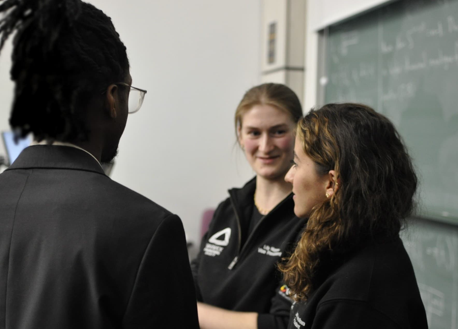 Tye Goulder talking to Engineering Society